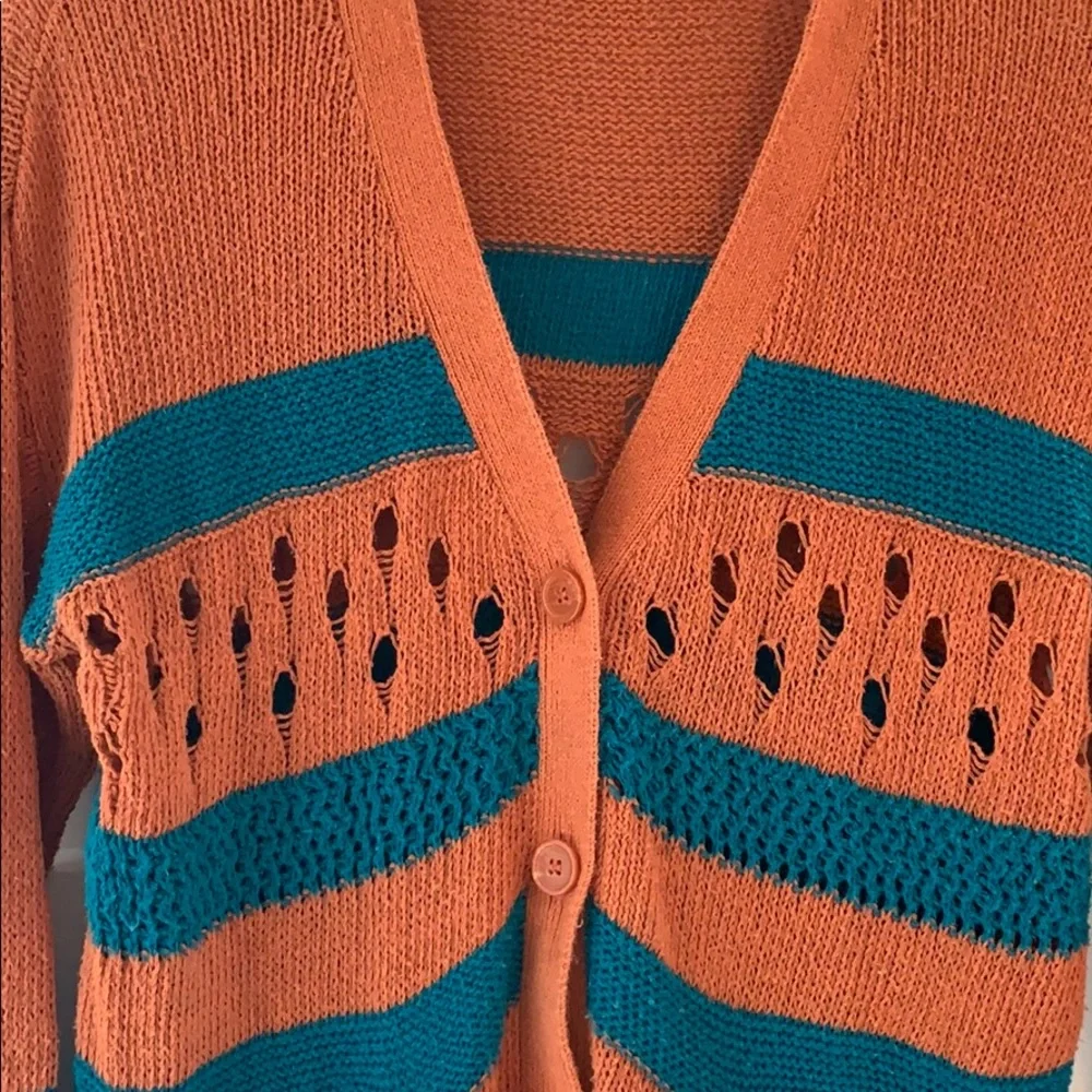 Mine distressed grandpa style cardigan